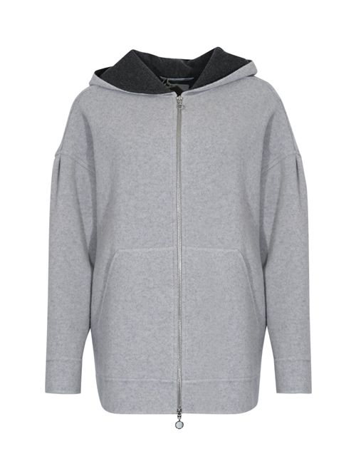 Giacca Sottile in jersey di mista lana Grigio chiaro MM Max Mara | 2526916018600002